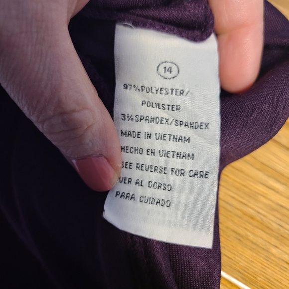 14 Shelby & Palmer Purple Plum Dress - Picture 3 of 7